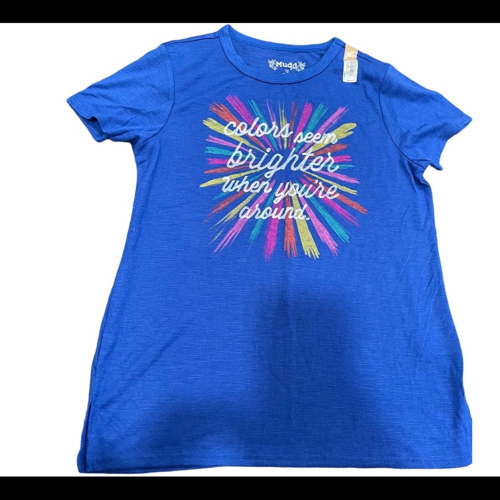 Mudd blue t-shirt size 12